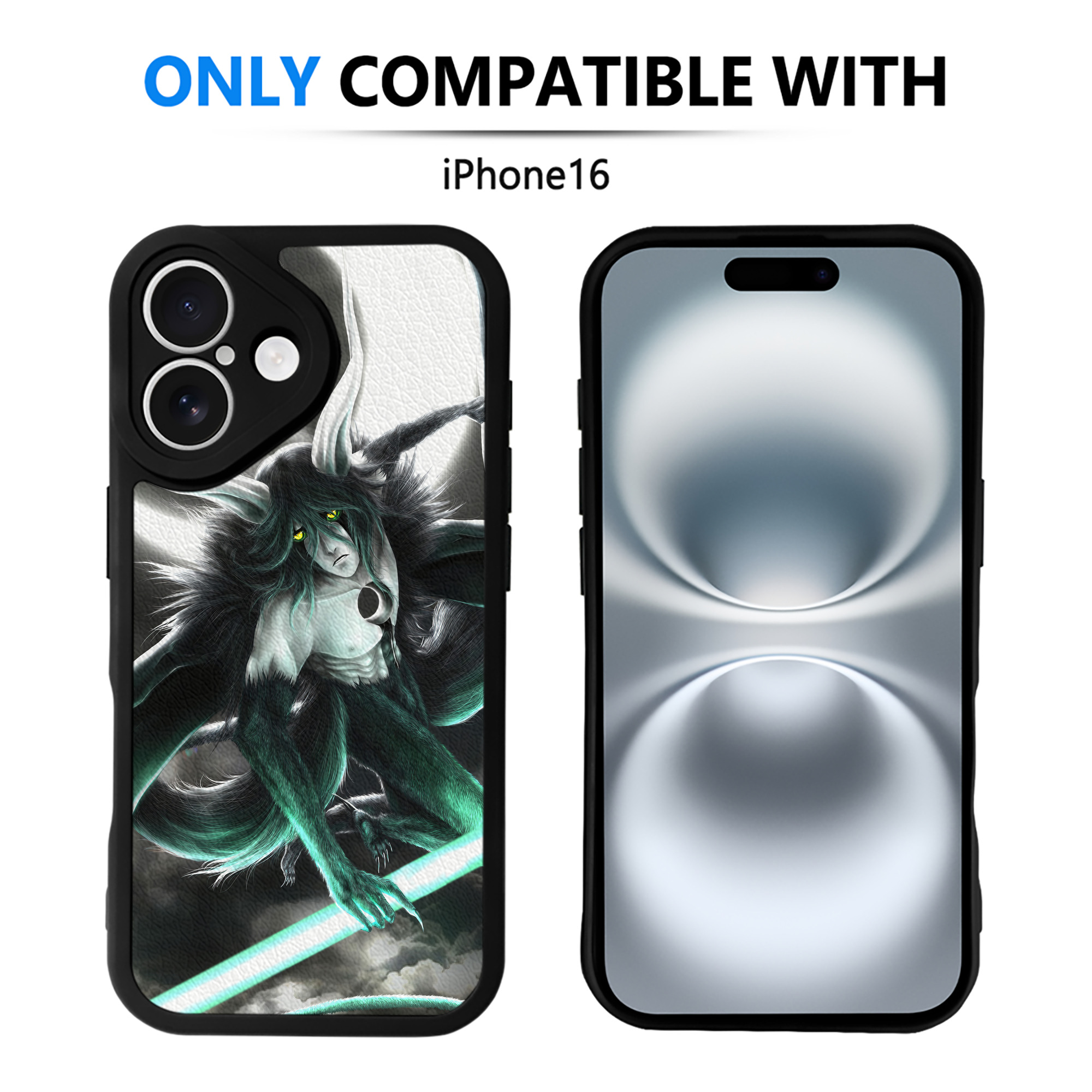 （画像用） ブリーチ BLEACH 【iPhone 16シリーズ対応】シリコンスマホケース（レザー調） 材質：シリコン